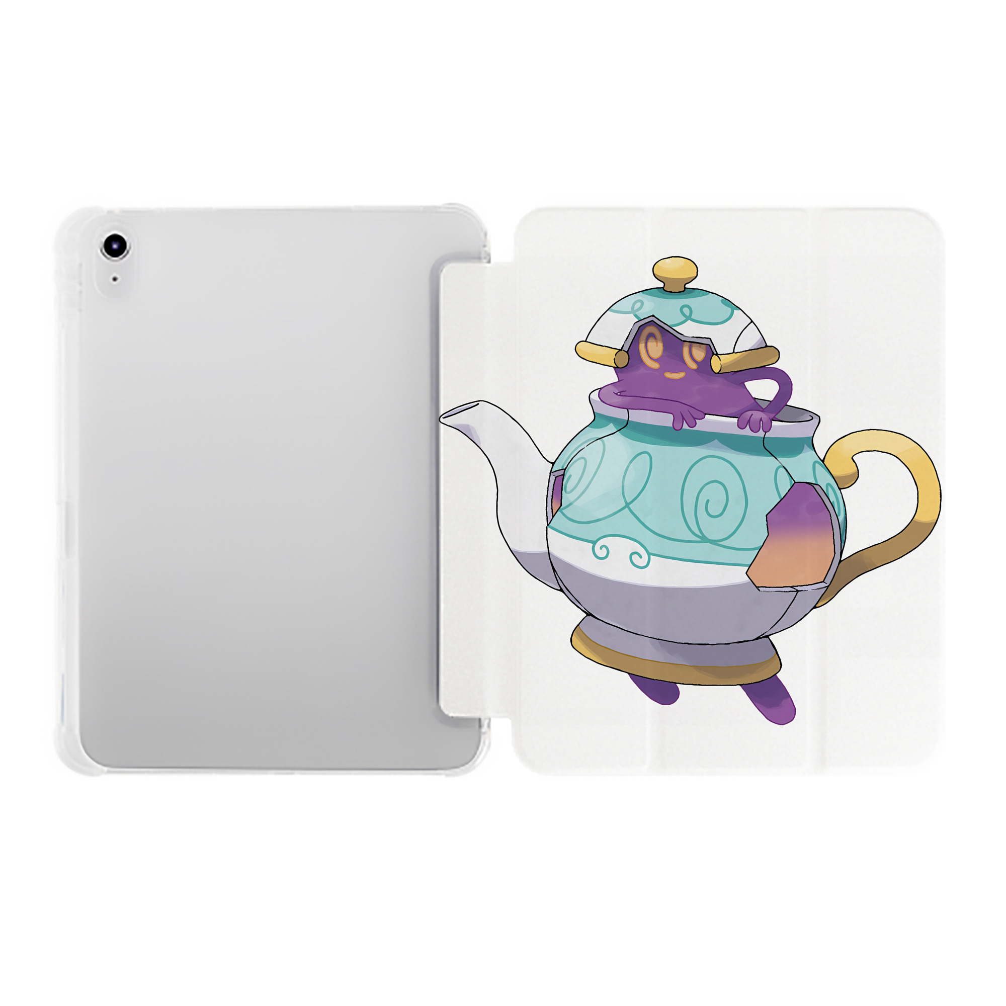 （画像用） ポケットモンスター Pokémon IPad ケース ペン収納付き 三つ折りスタンド PUレザー×シリコン 対応機種9.5/10.5/10.9インチ